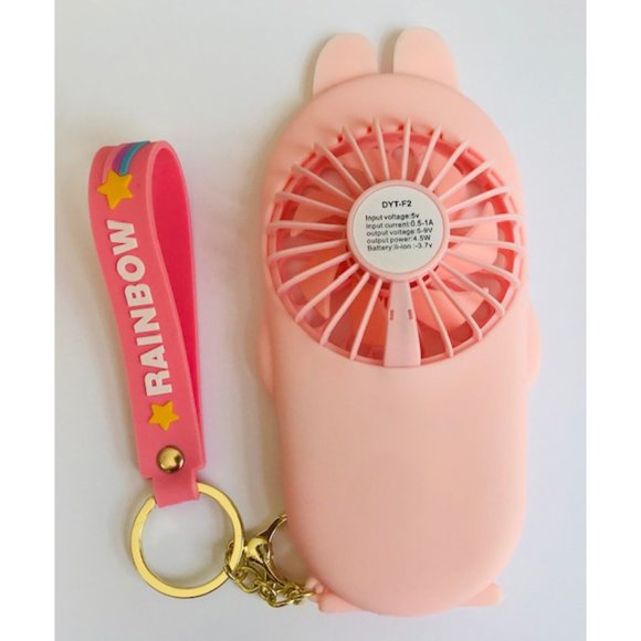 Pink - Lovely Mini Portable Pocket USB Fan - Picture 2 of 8